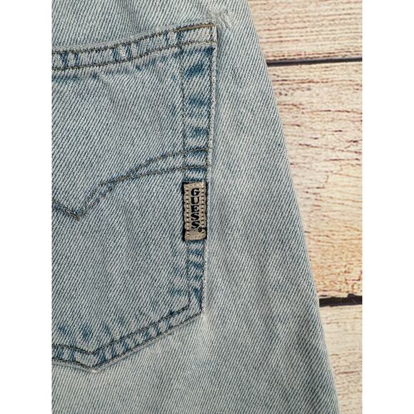 Vintage 80s Guess Straight Leg Jeans Womens 28 (26) Blue Light Wash Denim - Picture 7 of 11